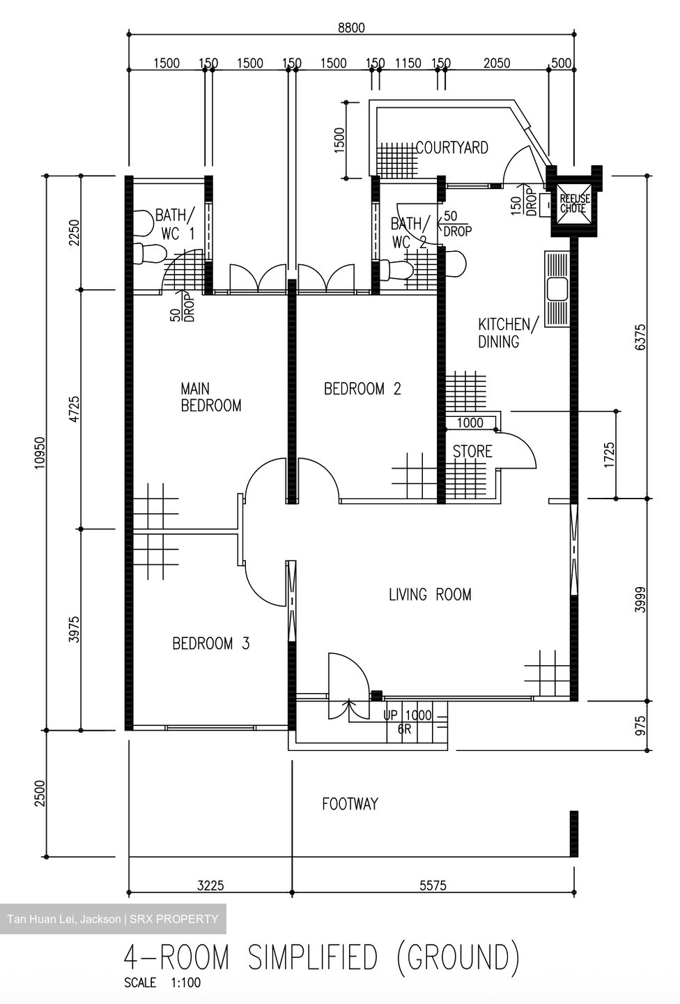 Blk 532 Hougang Avenue 6 (Hougang), HDB 4 Rooms #557131621